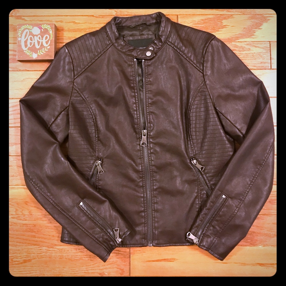 Andrew Marc New York “Parkano” Faux Leather Jacket